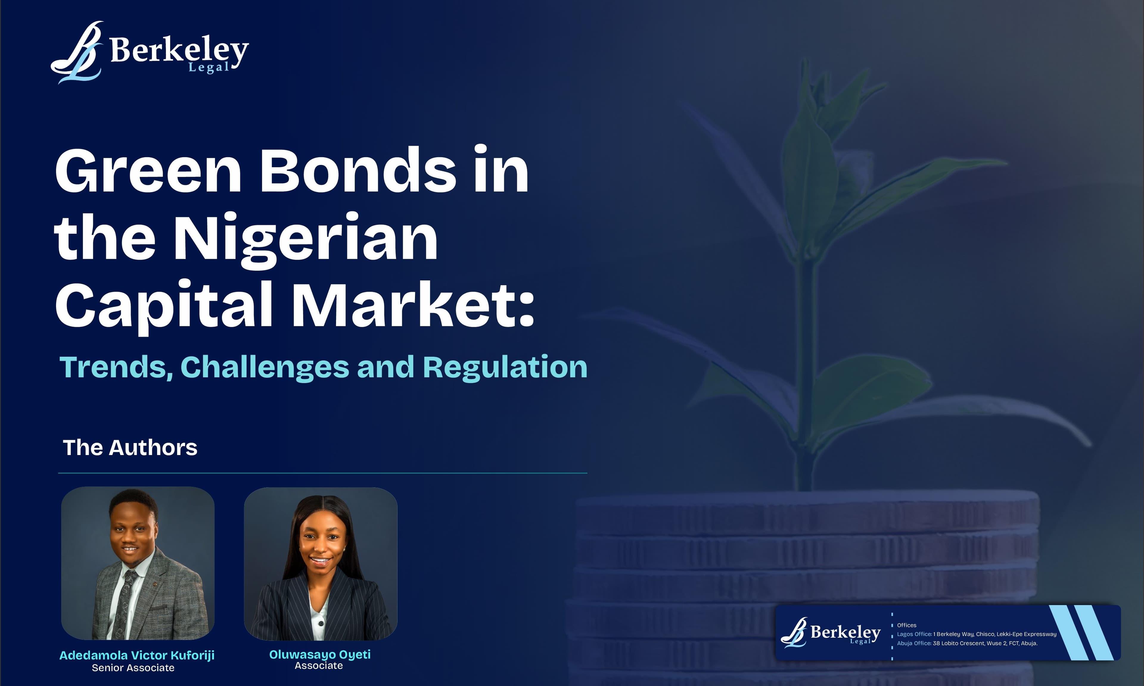 Green Bonds in the Nigerian Capital Market: Trends, Challenges and Regulation